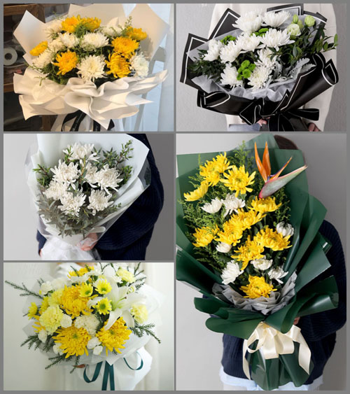浙江省台州玉环县龙溪镇小密溪村白事花束代送